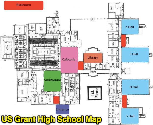US-Grant-High-School-Map